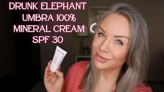 Drunk  Elephant Umbra 100% Mineral Cream SPF 30/PA+++ Tinted Face Sunscreen (on oily skin!)