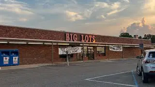 Reopened Big Lots in Tupelo, MS with the Vintage Signage at an Old Walmart 