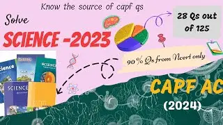 CAPF AC 2023 Science📔🧬 PYQ & Solutions in Tamil