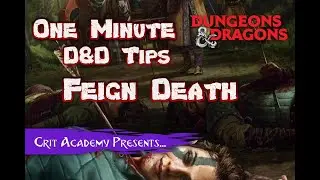 DnD Player Tip: Feign Death | Dungeons and Dragons
