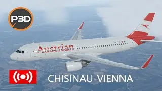Prepar3dv5.4 Chisinau to Vienna OS656 A320SL