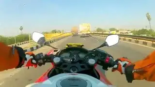 Honda CBR 650f insane ride