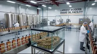 Inside a Modern Snake Oil Factory From Raw Extraction to Final Packaging