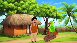 Ye Anokha Tota Sabko Hairaan Kar Dega 😱 | Funny Cartoon Video#cartoon