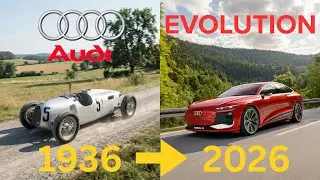 AUDI EVOLUTION (1936-2026) 🚗 From Auto Union to the New A6!