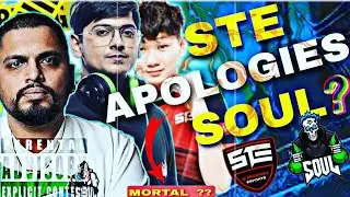 ste vs soul controversy | ste apologized sid |ste vs soul|soul vs ste | sardarji reacts | gamexnews
