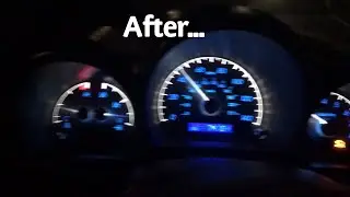 2008 Scion TC  Cluster LED Swap