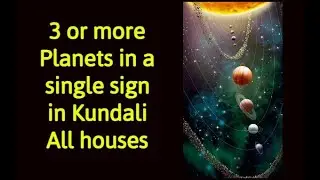Three or more planets in a sign of Kundali hindi Vedic astrology