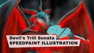 Devil's Trill Sonata - SPEEDPAINT ILLUSTRATION