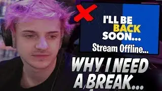 Ninja Gets SAD Explaining Why He Needs A BREAK From Streaming After What Happened...