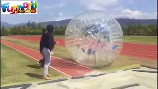 inflatable zorb ball water fountain glass ball