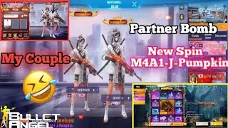 Bullet Angel: New Event Spin M4A1-J-Pumpkin And Play Partner Bomb With my Couple 🤤