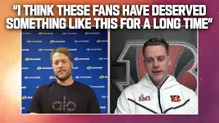 Matthew Stafford & Joe Burrow Talk About Their Super Bowl Matchup | Super Bowl LVI Opening Night