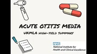 Acute Otitis Media (AOM) | UKMLA High-Yield | NICE Management
