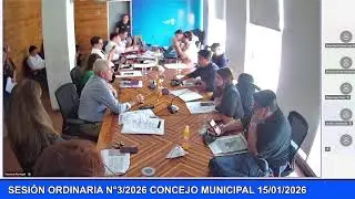 SESI&Oacute;N ORDINARIA N&deg;3/2026 CONCEJO MUNICIPAL 15/01/2026
