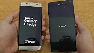 Samsung Galaxy S7 Edge vs Microsoft Lumia 950XL - Speed Test (4K)