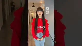 【マチルダ】50cmヘアドネーションの看護師さん。#劇的ビフォーアフター
