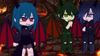 you and me are not the same (krew angel vs demon AU) (meme)