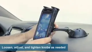 Автомобильное крепление-присоска на липучке для Samsung Galaxy S4 на лобовое стекло или приборную панель | Arkon SM678