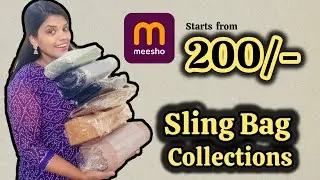 6 Meesho Handbags Haul Under Rs 400| Trending Sling bags, Tote bags & Office Bags haul @Meesho