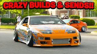 Slammedenuff North Carolina Car Show Pullouts & Full Sends!! April 2025
