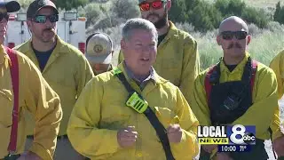 Local fire departments participate in collaborative training