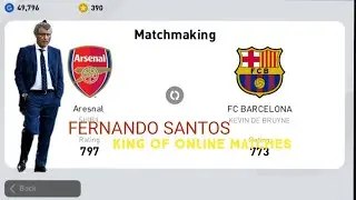 Pes 20 mobile online match  gameplay || Fernando Santos|| H Pes Gaming