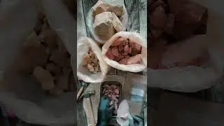 Crunchy Clay Rock Packing Live #chalkasmr #clay #minerals #asmr #asmrsounds #pottery #clayasmr