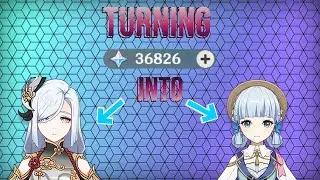 Summoning for my Cryo Mommy Shenhe, and Ayaka I Guess
