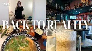 WORK WEEK IN MY LIFE: First Office Day + SUP Noodle Bar + New Upload Schedule | Vlog 529