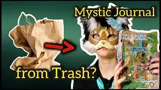 DIY Goblin-Core Diary from just a Paper Bag
