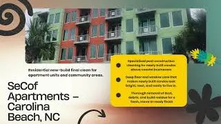 Commercial Construction Cleaning Portfolio | Wilmington NC | Top Mops