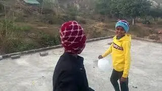 Child Funny Baloon Saving Challenge .   #funny 