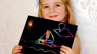 Scratch Art For Kids With Rainbow Effect | Inspiring art ideas for kids