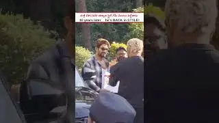 10 Years Later&hellip; He&rsquo;s BACK in STYLE!&rdquo; 💣 | #AlluArjun Sets Hyderabad on Fire with His #AA22 Look 🔥