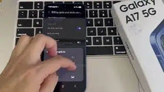 Samsung Galaxy A17: как проверить использование мобильных данных