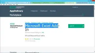 HP ALM - Download Excel Add-ins