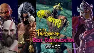 Kratos Shredder Kakuro Jojo Pillar men Fahkumram Customization #tekken8   #pacman  #kratos #jojo