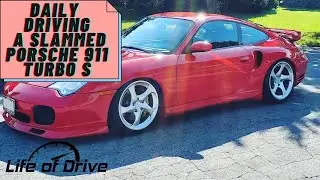 Daily Driving a SLAMMED PORSCHE 911 Turbo S!
