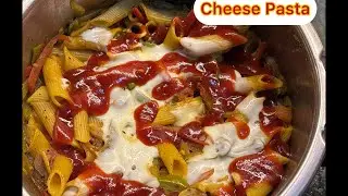 Cooker Cheese Vegetable Pasta #cooker pasta #italiandish #cheesepasta #sauce #snacks #instantsnack 