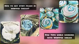 Effortlessly achieve stiff peaks with whipped cream/10 important tips to achieve stiff peaks.