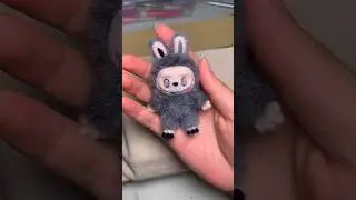 DIY Labubu keychain!! #labubu  #diycrafts  #diyideas  #diyart