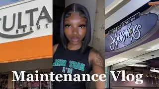 Maintenance Vlog | hair , lashes , shopping + more !