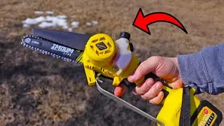 Trim Trees With Ease With THIS Pole Saw Chainsaw Combo!