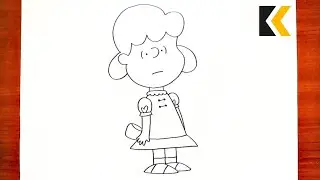 How To Draw Lucy | Draw Peanuts Characters Easily
