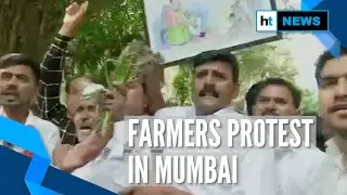 Maharashtra: Farmers stage protests in Mumbai against crop loss