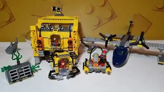 LEGO 60096 City Deep Sea Operation Base & Sea Plane Review