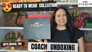 Coach unboxing from Ready to Wear collection & gifts reveal too.