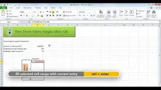 Using data tables in formulas in Excel