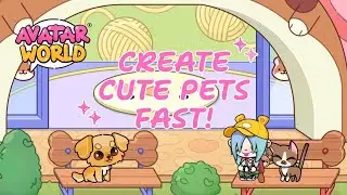 Pet Avatar Hack - Create Cute Pets FAST in Avatar World! How to Make a Pet Tutorial